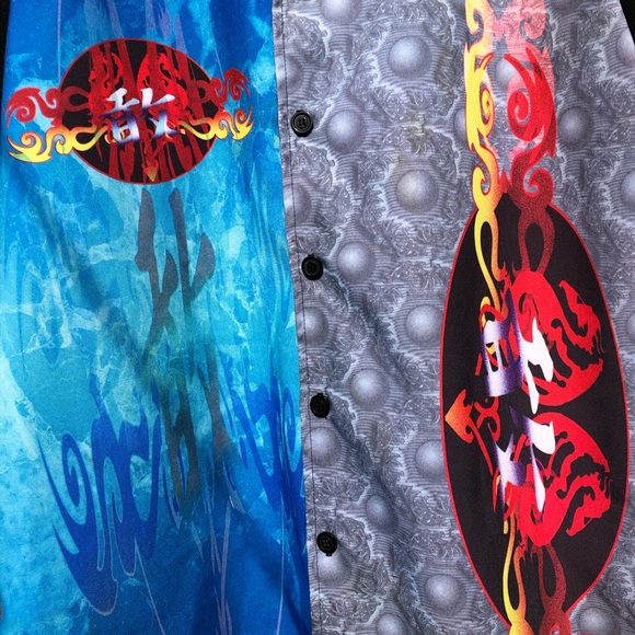 WD SPORTSWEAR Men's Size Large Samurai Bowling Shirt - Picture 3 of 8